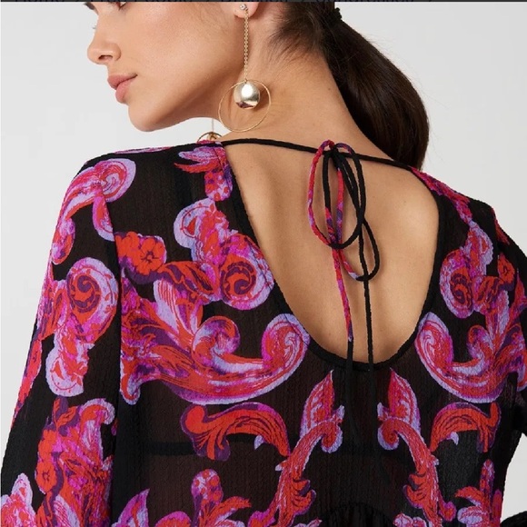 Free People Printed Symphony Smock Dress - Picture 3 of 10